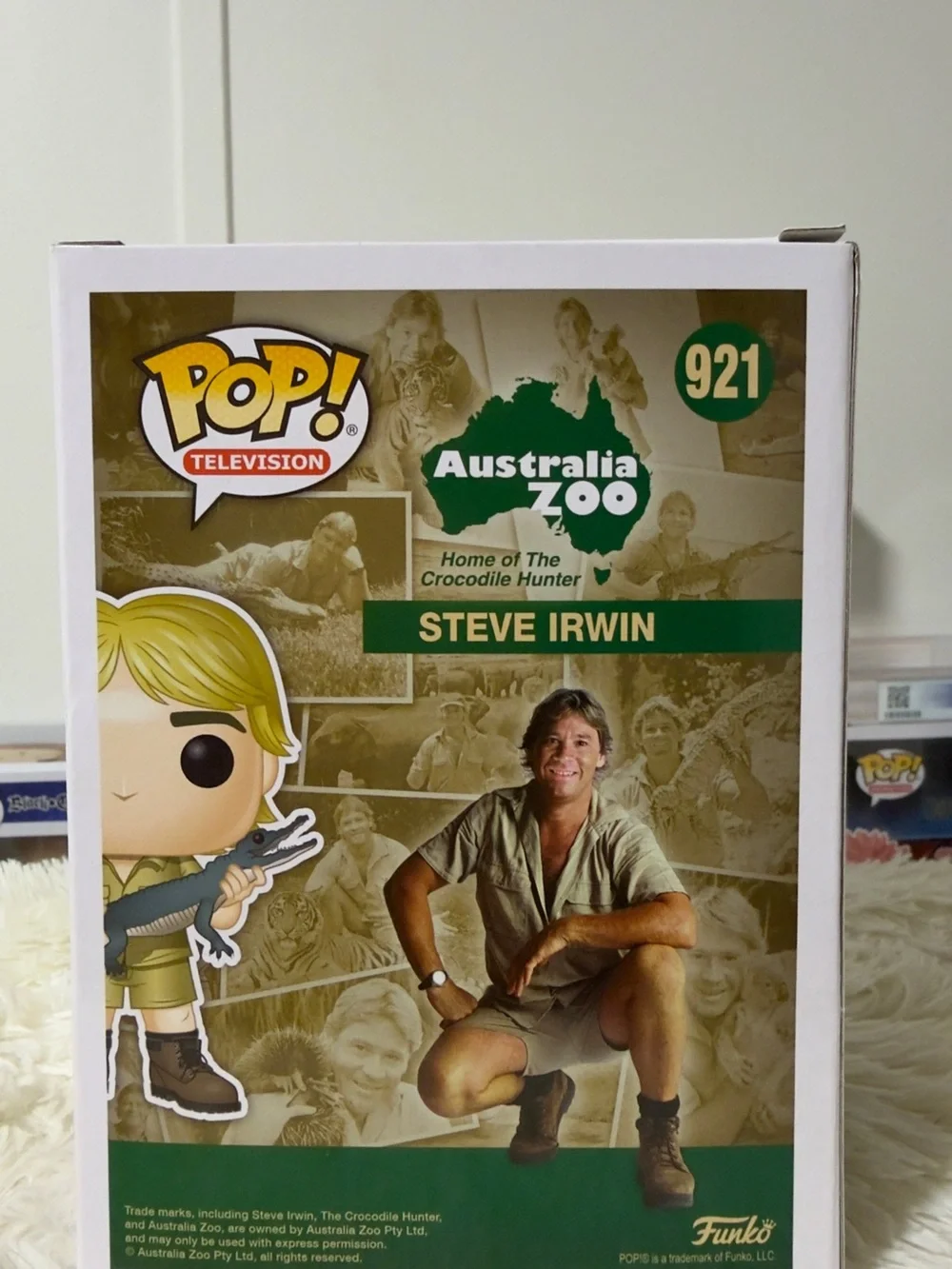Funko POP! Steve Irwin Vinyl Figure with Green Crocodile